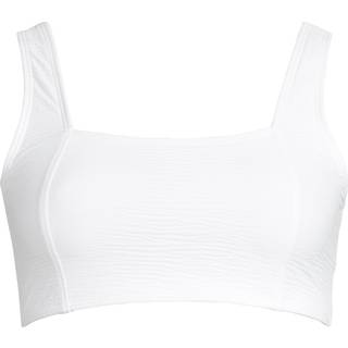 Casall Women's Waffle Square Neck Bikini Top White, 38