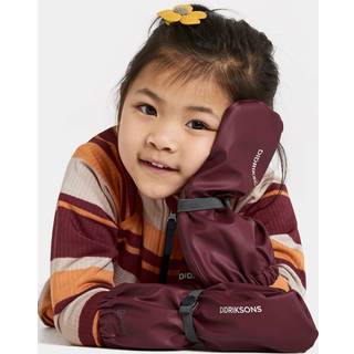 Didriksons Glove Regnvanter, Anemon Red, 6 år