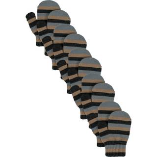 Lindberg Kids' Multi Magic Mitten 5-P Anth/beige, 12cm/1-3y