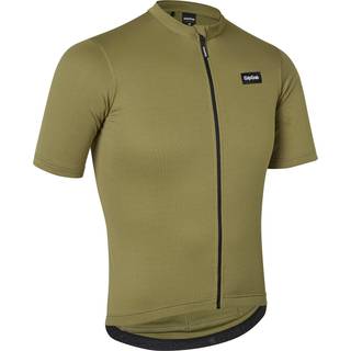Gripgrab Men's GripGrab EXPLR Merinotech Short Sleeve Jersey Olive Green, M