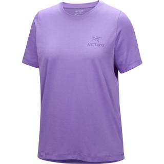 Arc'teryx Women's Kragg Sl Cotton Emblem Crew Shortsleeve Aster, XL