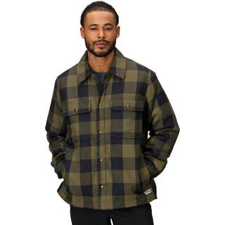 Marmot Men's Ridgefield Sherpa Flannel Shirt Jacket Nori/black, M