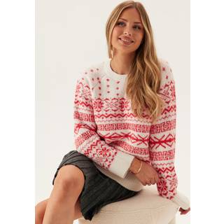 Onlxmas Nordic Ls O-neck Knt