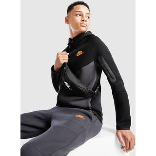 Nike Tech Colour Block Full Zip Hoodie, Sort - 13-15Y