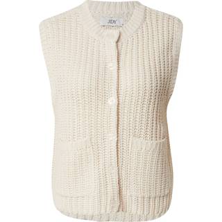 JDY - Jdymabel S/L O-Neck Button Vest Knt - 4931677 Birch