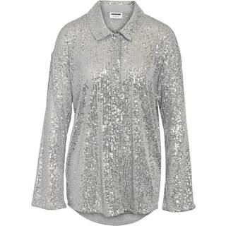 Noisy May Skjorte - Scarlet - Silver
