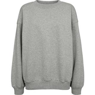 NÜMPH - Nubissa Oversize Sweat - Light Grey Mel - XXL - Grå - Sweatshirts