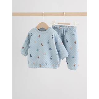 Next Baby Sæt med quiltet sweatshirt og Joggingbukser (0mdr.-2år)