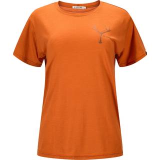 Aclima Women's Lightwool 140 Classic Tee Antler Apricot Orange, XL
