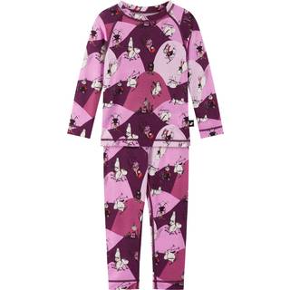 Reima Kids' Thermal Set Moomin Trivsam Rose Pink, 92 cm