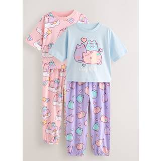 Next Blue/Pink Pusheen Joggers Pyjamas 2 Pack (6-14yrs)