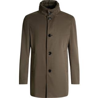 Strellson Herren Mantel grün unifarben