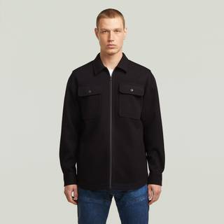 GPO Zip Overshirt - Black - Men