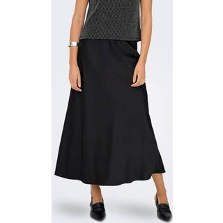 Mika Satin Nederdel, Black, S