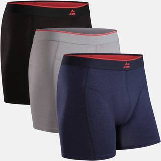 BAMBOO TRUNKS - Black | Grey | Navy / 2XL / 3-Pack