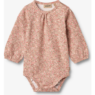 Wheat Elmine Body Langærmet - Rose dust flower meadow