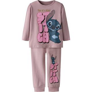 NAME IT Natsæt Stitch Olina Keepsake Lilac