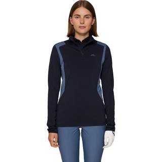 J.Lindeberg Women's Mae Quarter Zip Mid Layer JL Navy, S