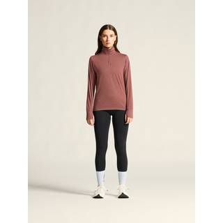 Craft Women's Flow Half Zip Longsleeve Rose Brown/melange, XS
