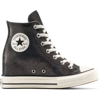 Converse Converse Black Chuck Taylor Wedge Metallic Shine Trainers