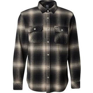 Rip Curl Count Flannel Shirt Skjorte Herrer størrelse XXL farve sort