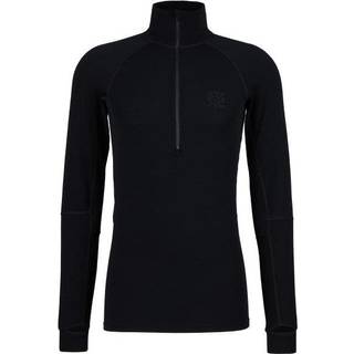 Stoic MerinoMesh150 SadjemSt. L/S Half Zip Merino undertøj Herrer størrelse L farve sort