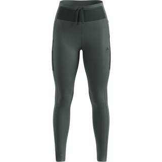 Odlo X-Alp Cargo Winter Running Tights Women - Olive, Size XL - olive