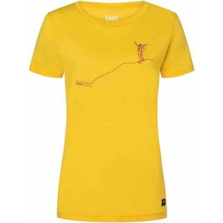 super.natural Women's Gipfelglück Tee Merino-shirt Damer størrelse XL farve rød
