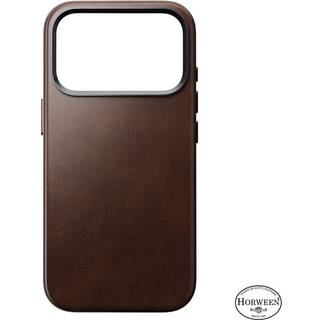 iPhone 17 Pro - Nomad Traditional Horween Leather Cover - MagSafe Kompatibel - Rustic Brown