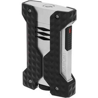 S.T. Dupont W21324 Feuerzeug Windproof Jet Schwarz/Chrom