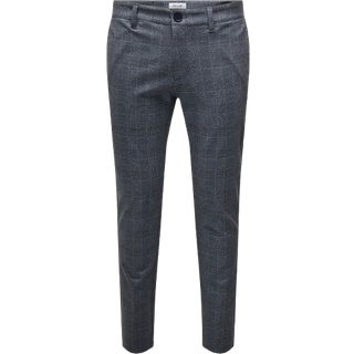 ONLY & SONS MARK PANTS CHECK Dress Blues