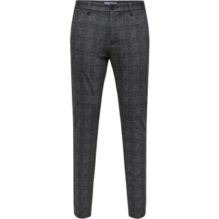 ONLY & SONS MARK PANTS CHECK Black