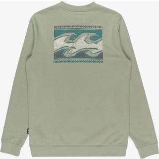 Billabong Billabong Grå Foundation Bagtryk Grafisk Logo Sweatshirt