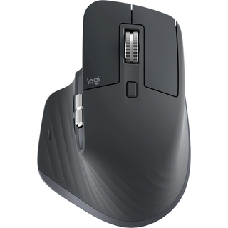 Logitech MX Master 3S (Bluetooth Edition) - Ergonomisk mus - Optisk - 7 knapper - Sort
