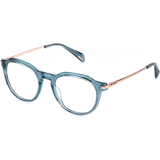 Police Kvinde VPLT05 0844 Optiske stel Acetat Blå Pantos