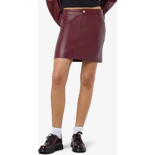 Pu Imiteret Lædernederdel