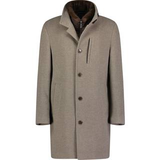 ROY ROBSON Herren Mantel beige unifarben