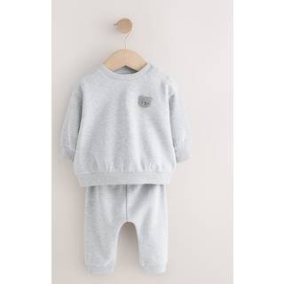 Next Grey Bear Baby Sweatshirt and Joggers Set (0mths-2yrs)