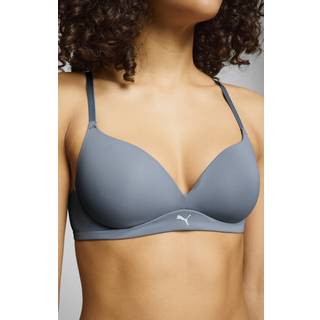 PUMA Soft Padded Bra Women (1-Pack), Clothing, Dusk Blue, 34B