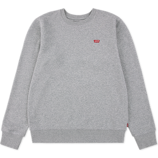 Teenager Mini Logo Crewneck Sweatshirt, Grey Heather, 12 år