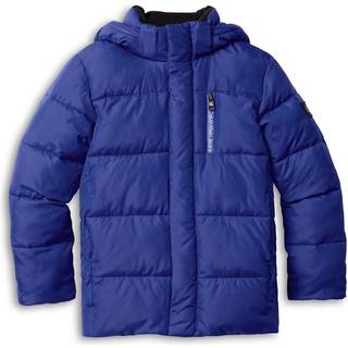 Hooded Puffer Jacket - Blue - 6