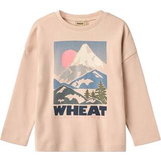 WHEAT Kid's L/S Hanni Girl Longsleeve Børn størrelse 116 farve beige