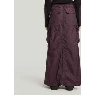 Cargo Long Skirt - Purple - Women