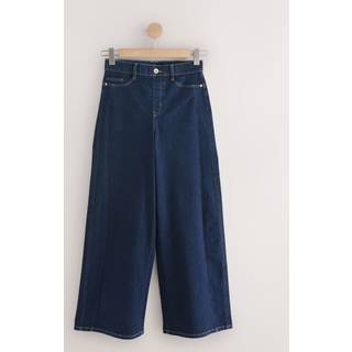 Next Rinse Blue High Rise FlexiFit Stretch Pull On Wide Leg Jeans