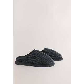 Next Børstede ternede mule-tøfler