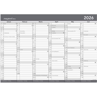 Mayland 2026 Basic Kontorkalender WB, A2