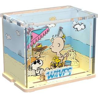 Peanuts Puremind DIY Construction Mini Scene Chilling at the Beach