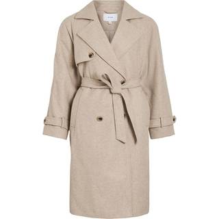 Viquinn Med Bælte Frakke