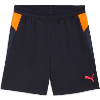 PUMA individualCUP Football Training Shorts Men, Sport, Navy/Glowing Red/Heat Fire, S