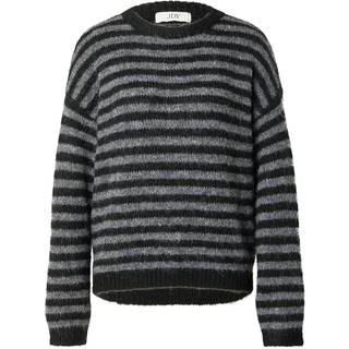 JDY - Jdyzoey Life L/S On Dropsh Pull Knt - 4838041 Black Dark Grey Melange